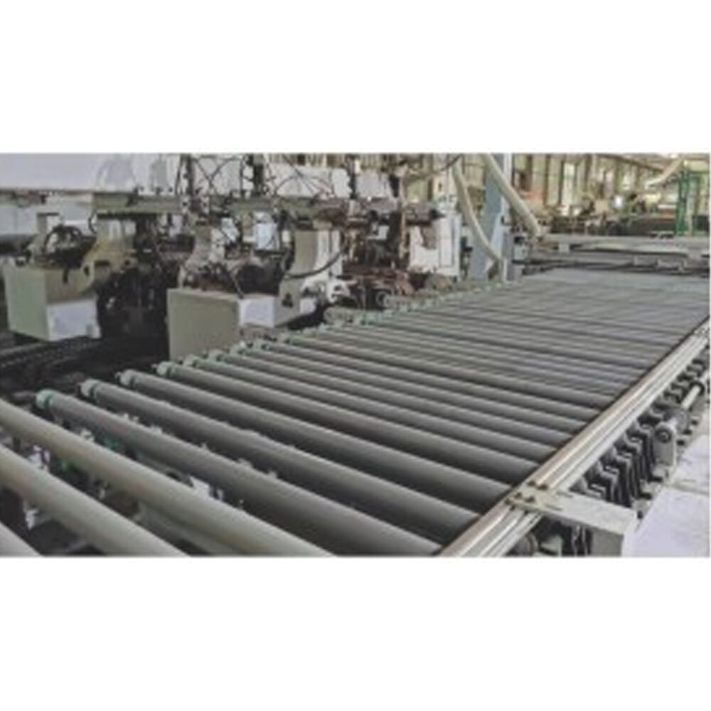 Fully automatic belt conveyor return roller line system use in edge banding machine wood belt conveyor