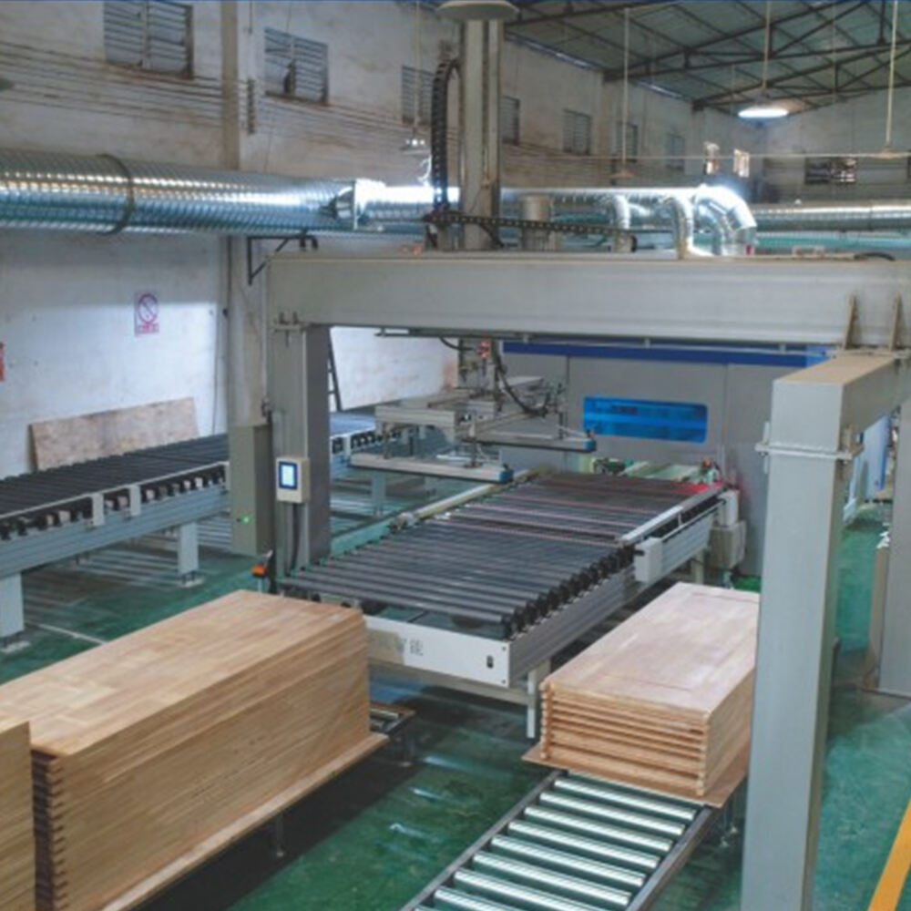 Hongrui Automation Panel Furniture Wooden Door Intelligent Production Line Woodworking Machinery Wooden Product Processing Line