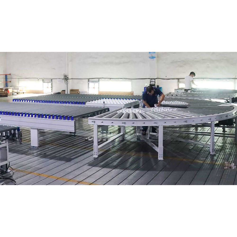 High speed edge banding unit with return conveyor for cabinet door