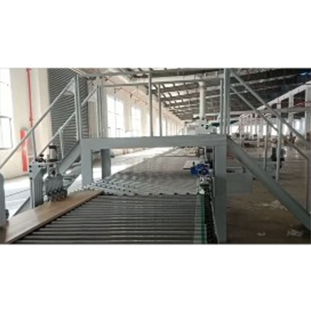 Fully automatic belt conveyor return roller line system use in edge banding machine wood belt conveyor