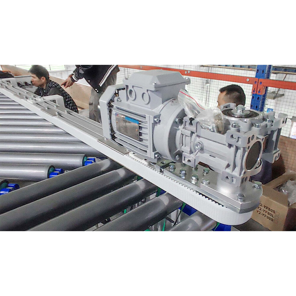 Automatic electric roller conveyors table roller edge bander conveyor system for edge banding machine line