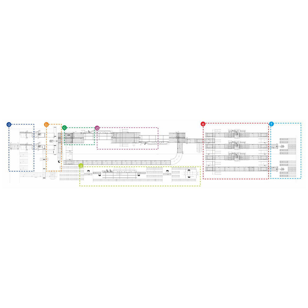 Fully automatic unmanned intelligent panel furniture production line woodworking machinery wood production line machine