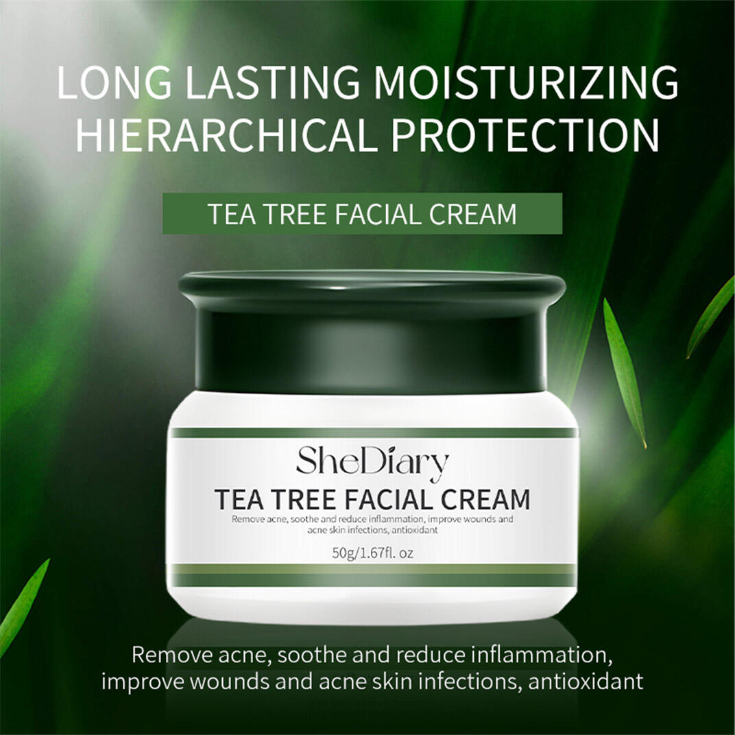 Crema facial de árbol de té