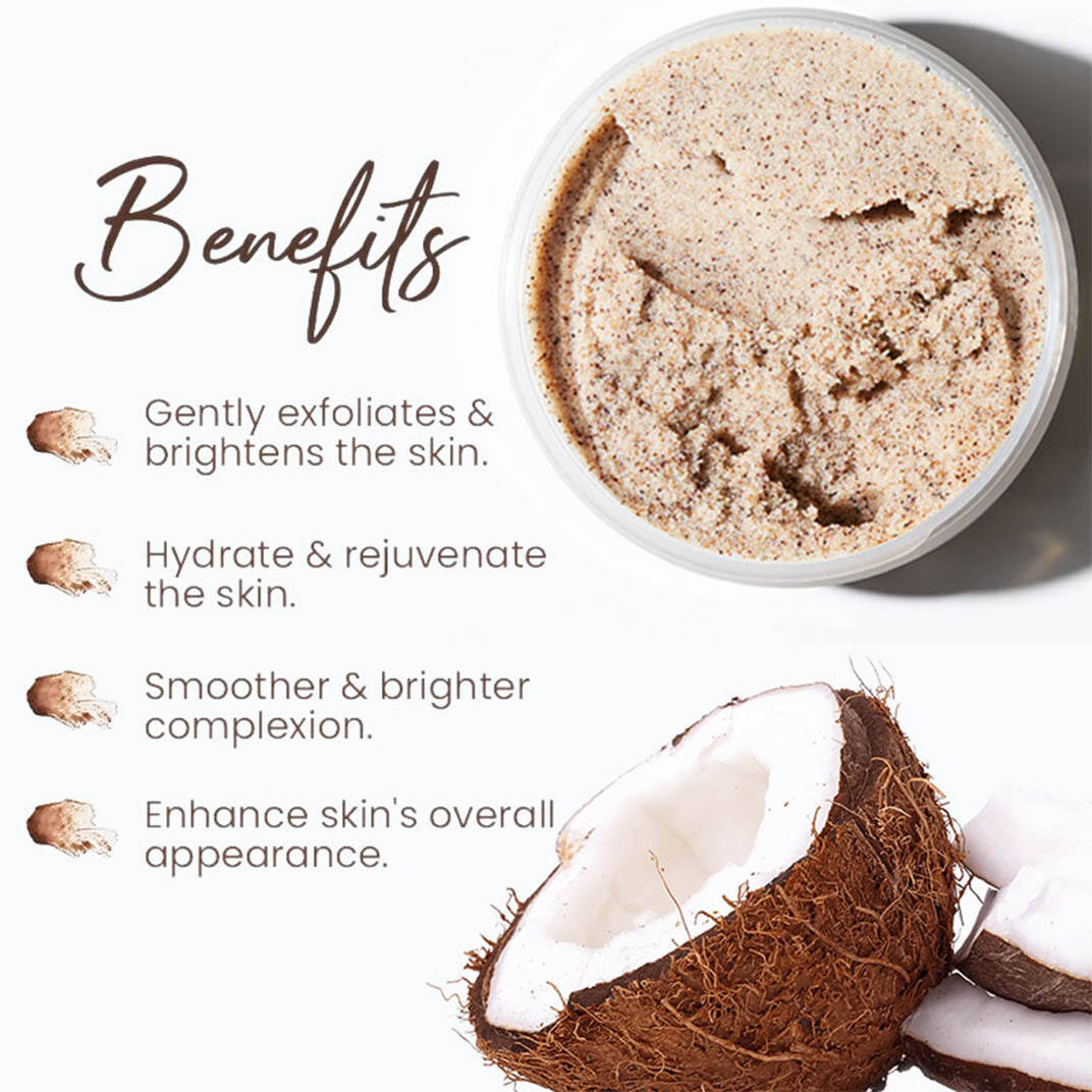 exfoliante de coco