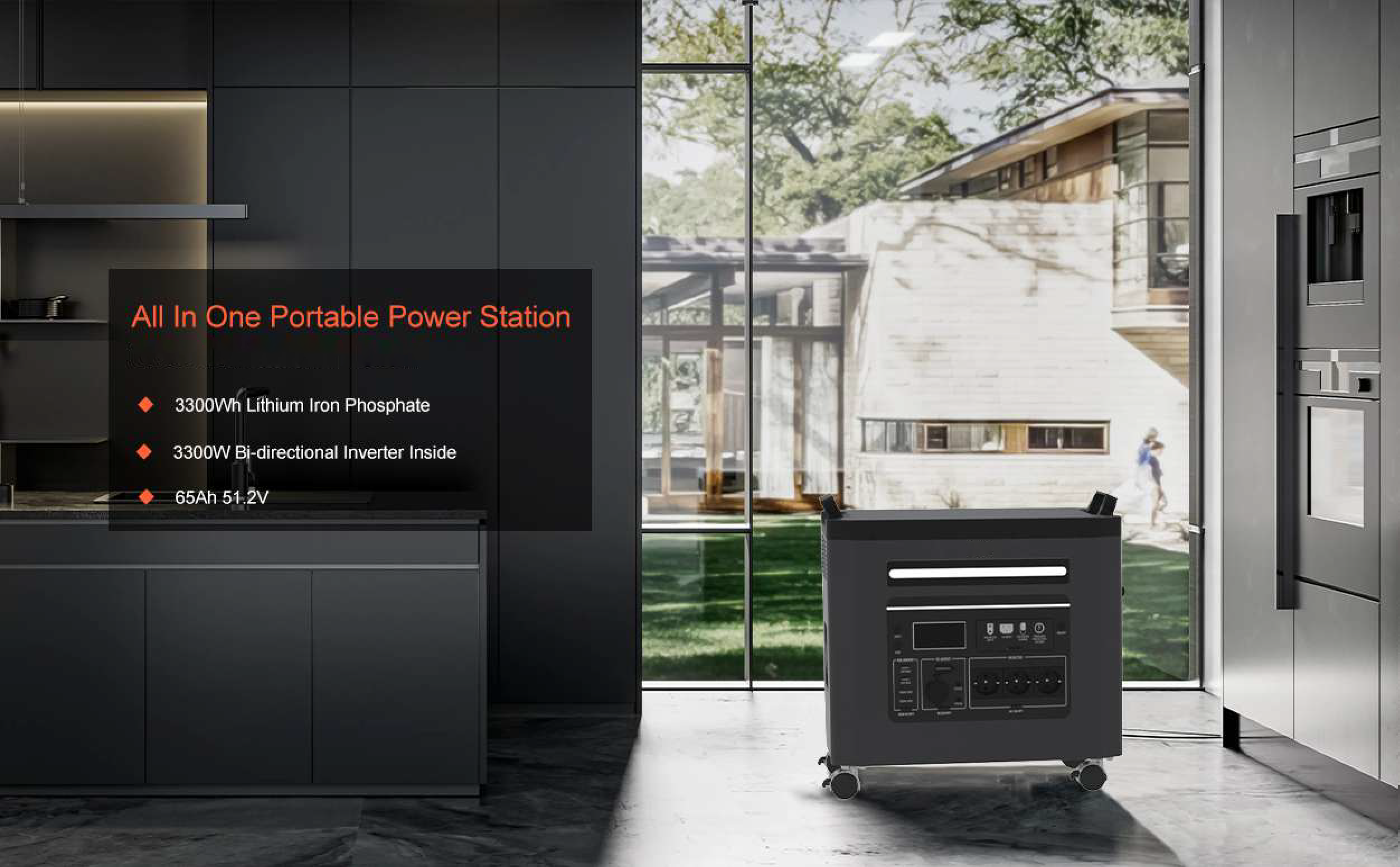 Avepower 51.2V 65AH All in One Home Energy Storage System 3300W Portable Power Station manufacture