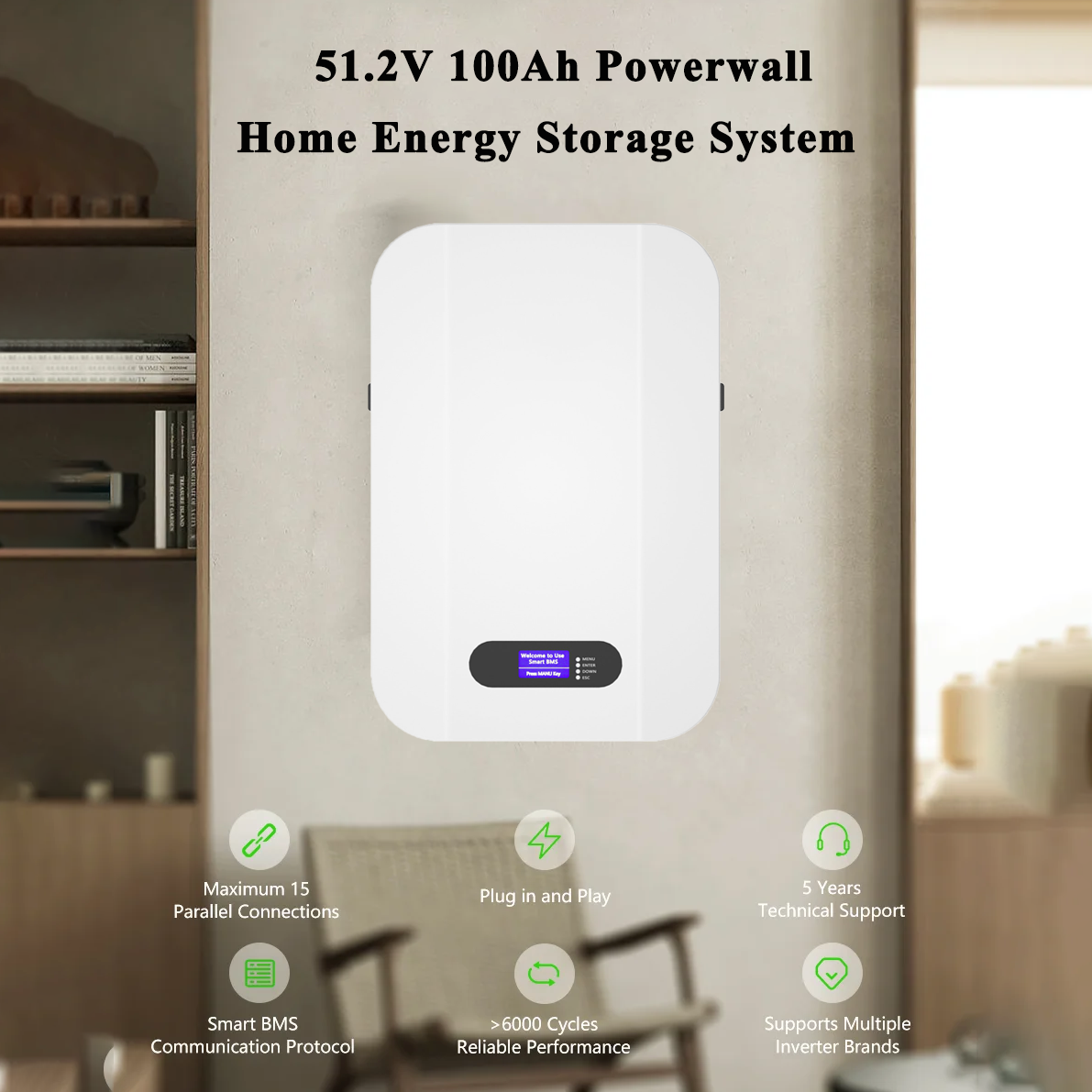 Avepower 100Ah 200Ah 300Ah lithium ion Battery 5kwh 10kwh 15kwh Powerwall 48V LiFepo4 Battery details