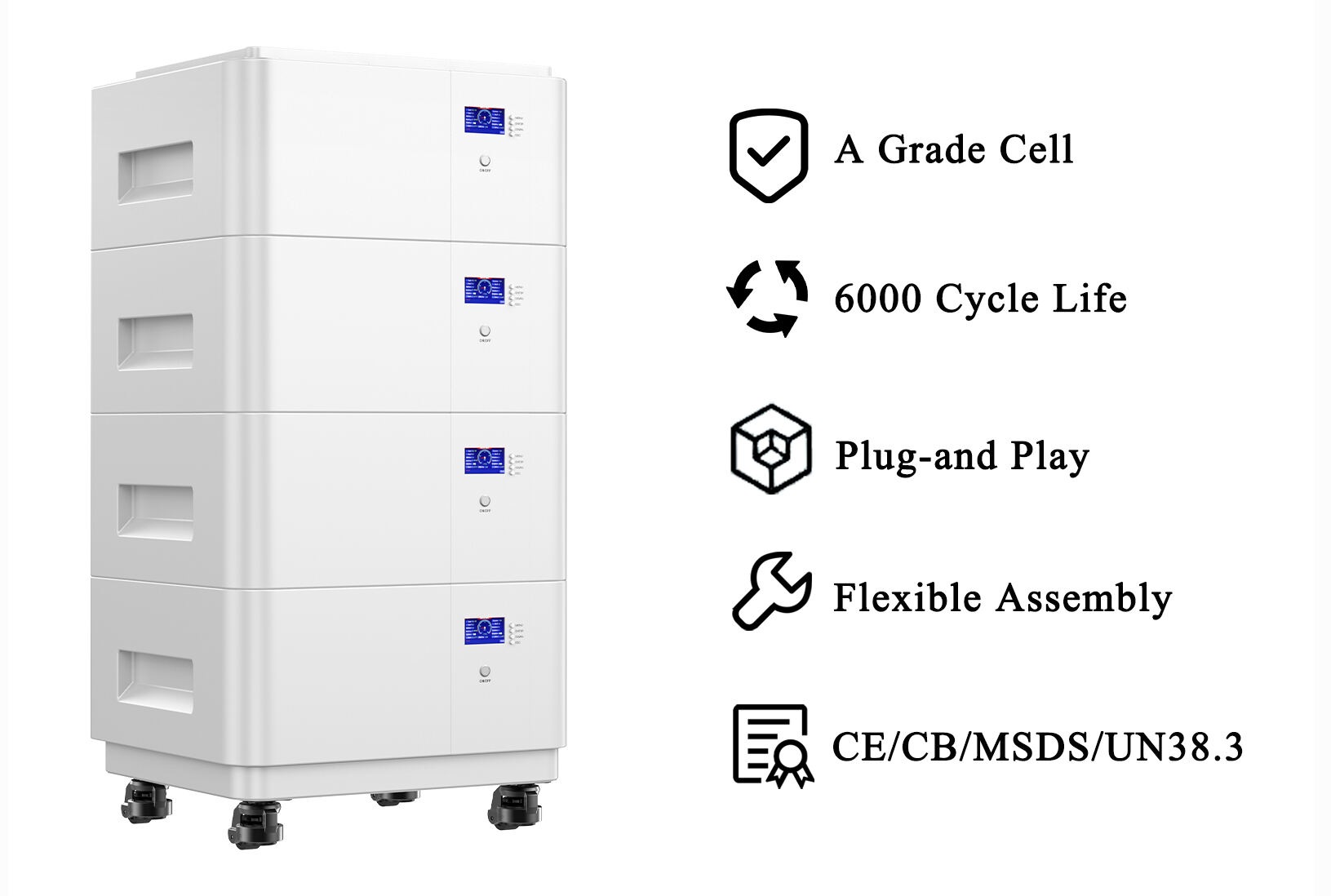 Avepower 10Kwh 15Kwh 20Kwh Home Energy Storage System 48V 200Ah 280Ah 300Ah LiFePO4 Battery Pack 48V Solar Lithium ion Battery details