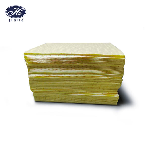 Eco-friendly materials used in the production of our chemical absorbent pads
