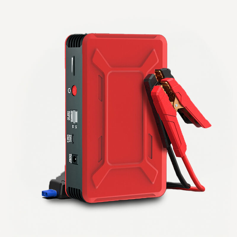 KUROKU CAR JUMP STARTER C3  500A Car Battery Jump Starter Portable Tire Inflator Air Compressor 12v Car Jump Starter