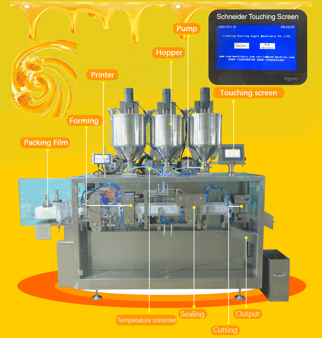 Automatic mono dose 5g honey coffee liquid easy open ampoule sachet blister packing machine manufacture