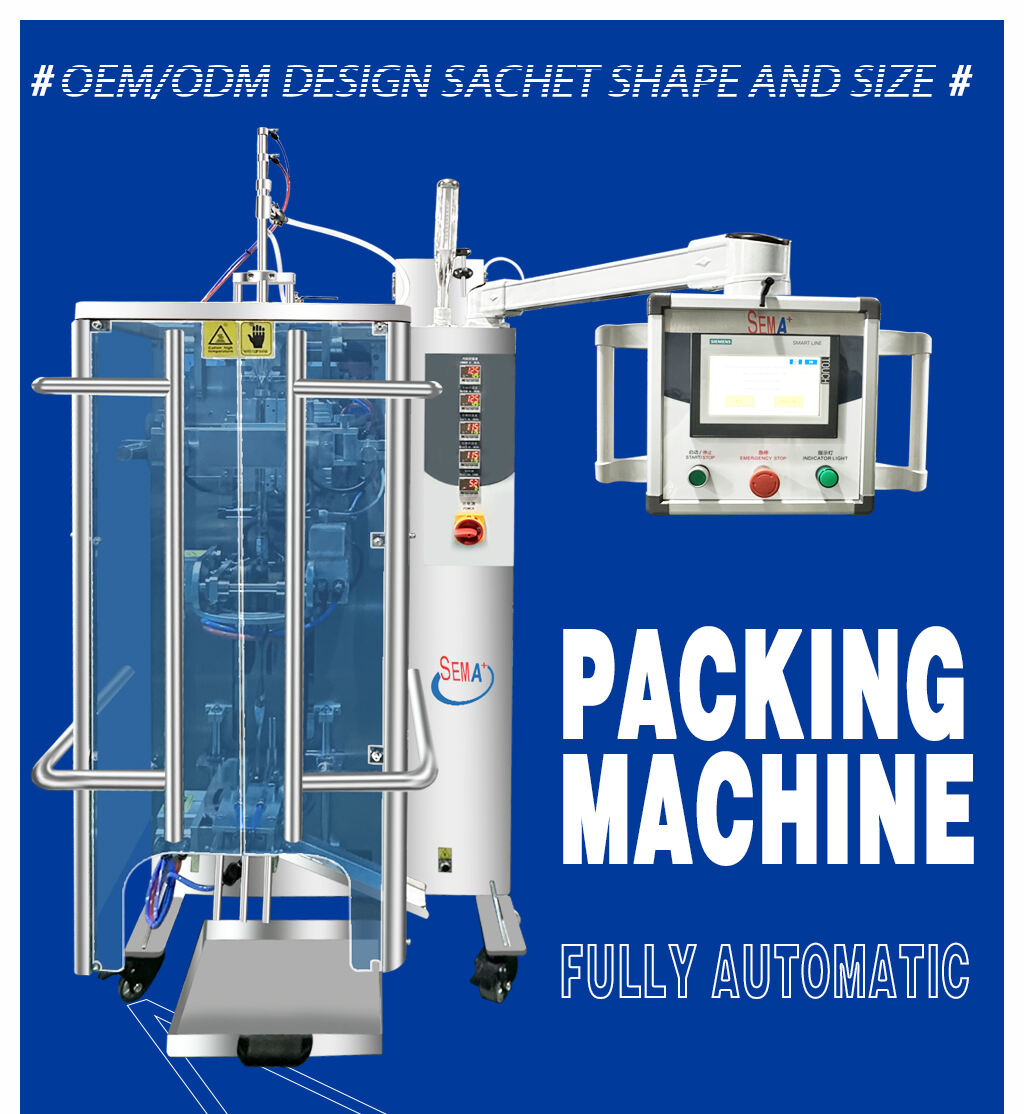 Fully automatic packaging machine for irregularly shaped liquid packaging in bags details