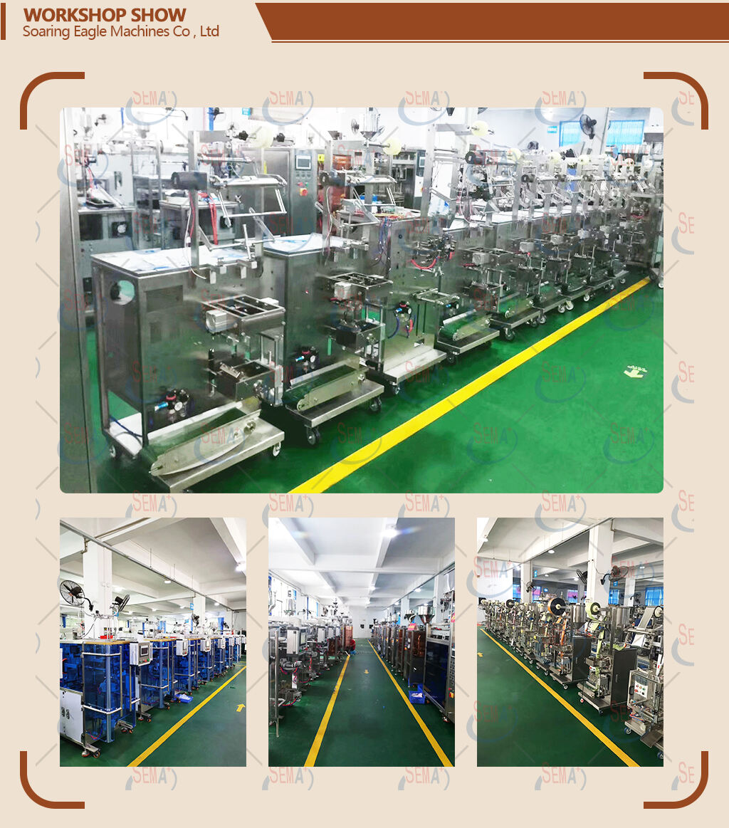 Fully automatic bag filling and sealing wheat corn starch powder milk powder packaging bag packaging machine supplier