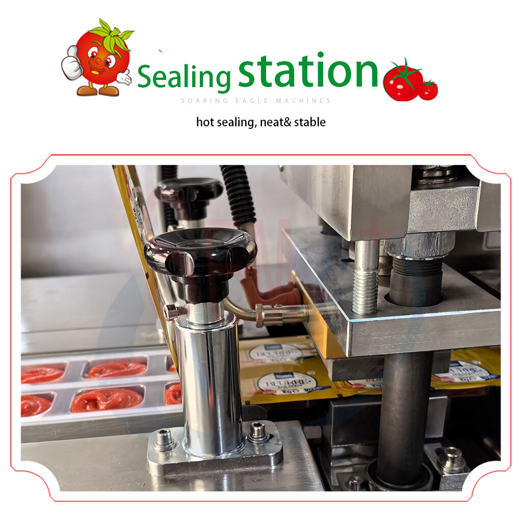 Automatic Honey Butter Sauce Chocolate Cream Liquid Filling Olive Oil Bubble Cover Packaging Machine factory