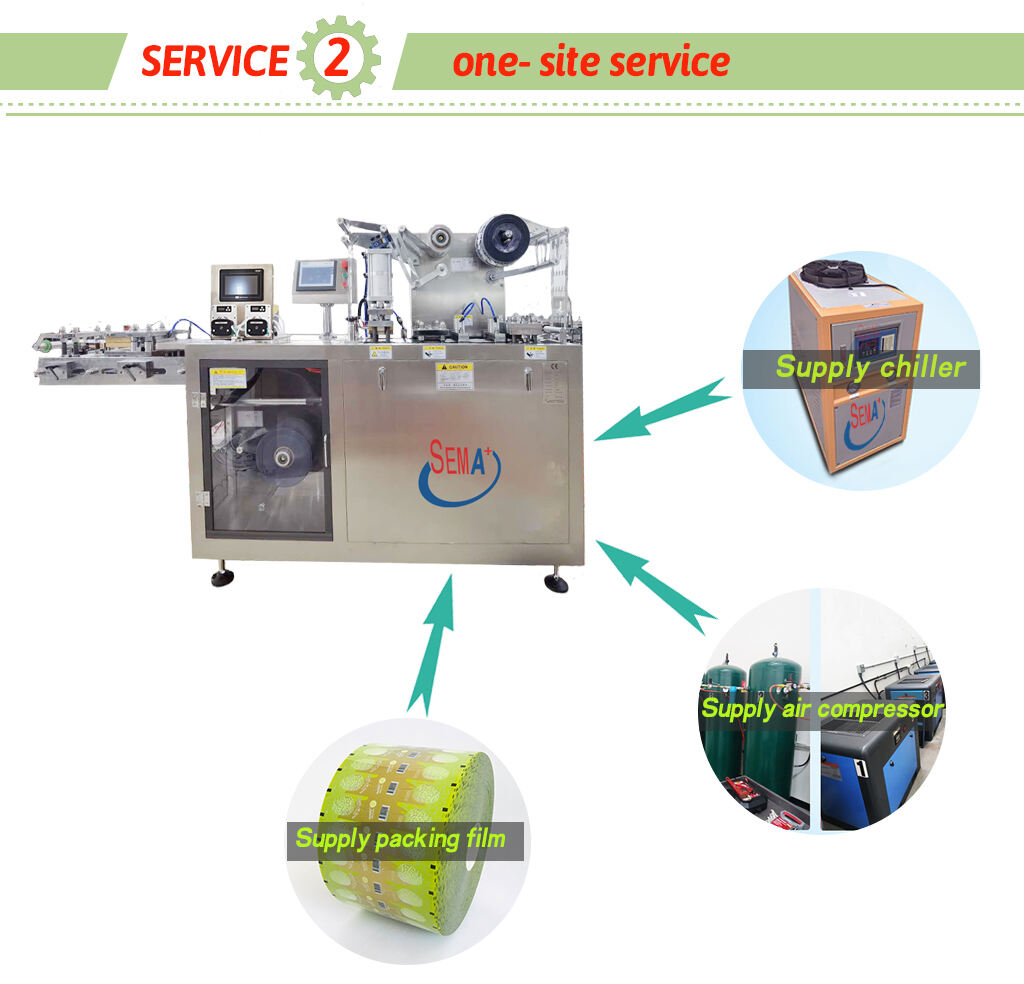 High Speed Automatic Pet Drop Inner and Outside Blister Packing Machine manufacture