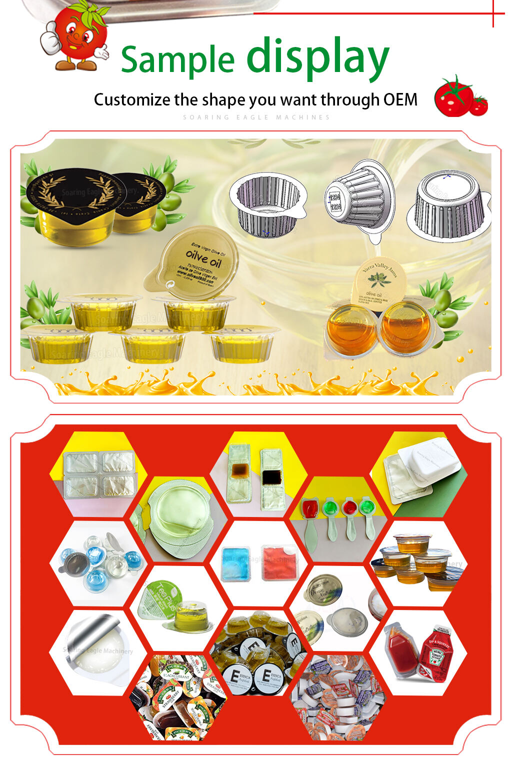 Honey bubble blister packaging machine olive oil chocolate jam tomato sauce liquid packaging machine manufacture