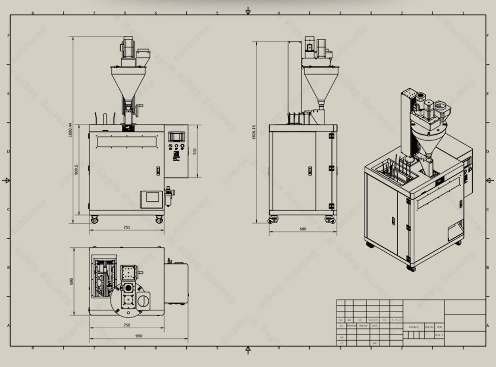 Small premade powder filling machine sachet packaging chili powder dry powder and packaging machine manufacture