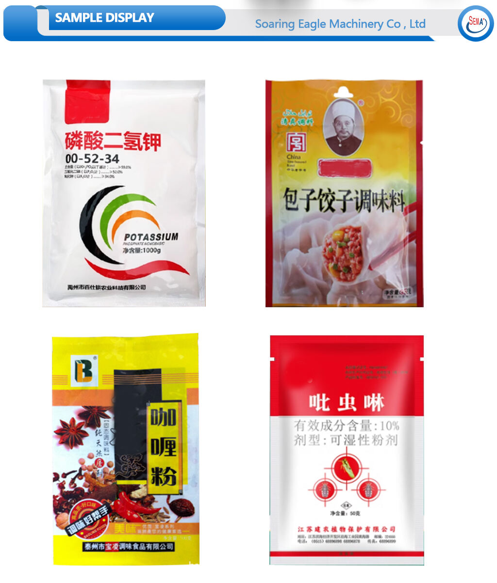 Stand Up Sachet Premade Filling Sealed Detergent Powder Curry Pink Chili Powder Packaging Machine supplier