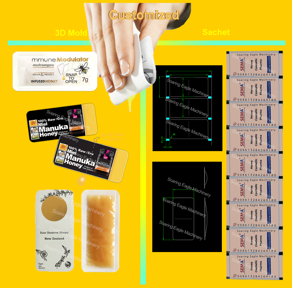 Automatic mono dose 5g honey coffee liquid easy open ampoule sachet blister packing machine manufacture