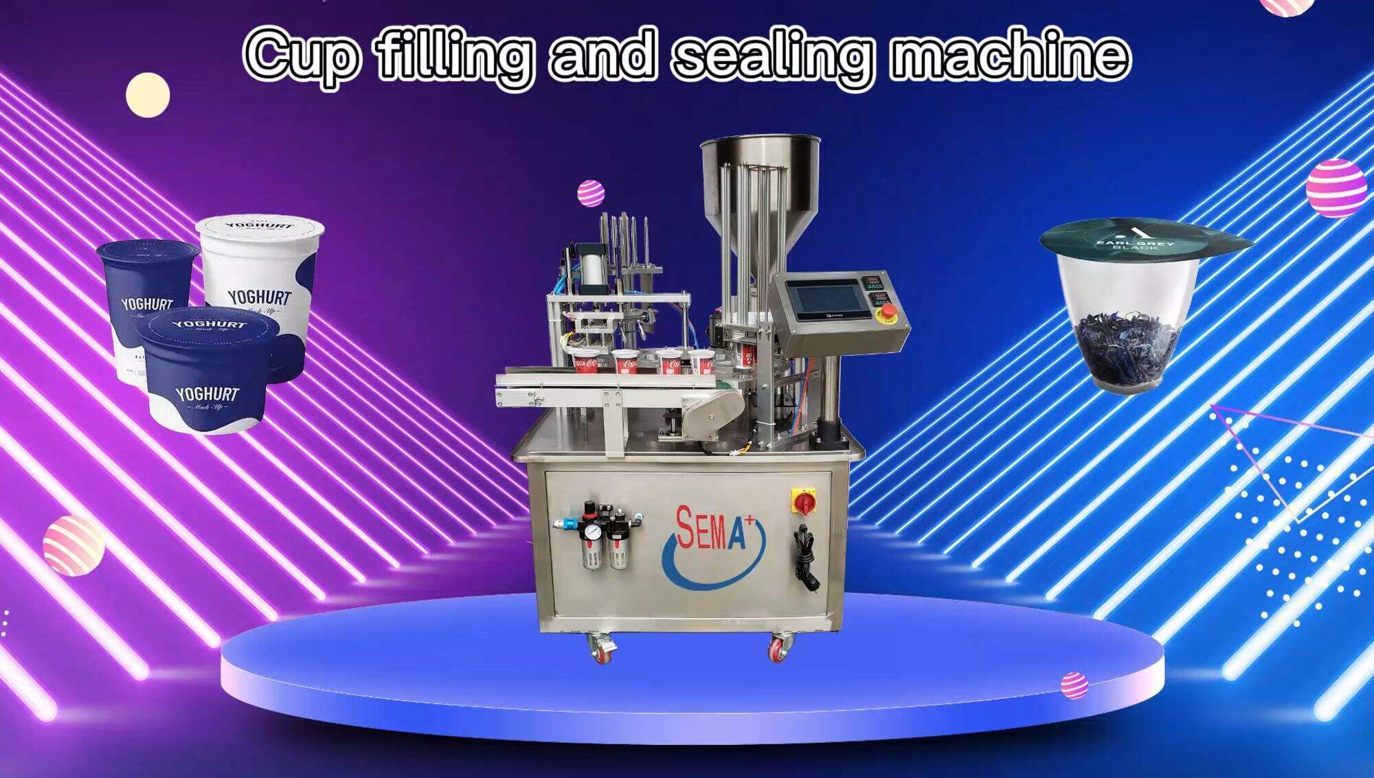 2024 new product cup filling and sealing machine
