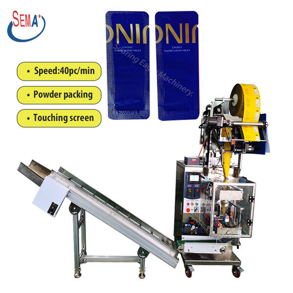 Utilization of sachet filling and sealing machine