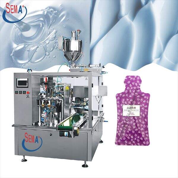 Utilization of the Standing Pouch Filling Machine