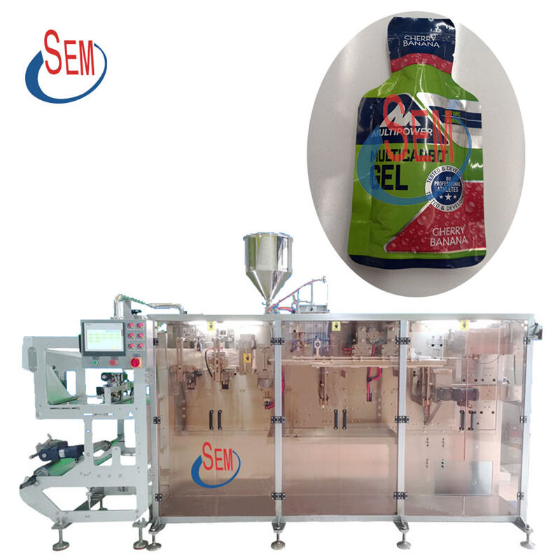 packing sealing premade bag sachet spouted stand up pouch doypack fresh orange mango fruit juice filling machine