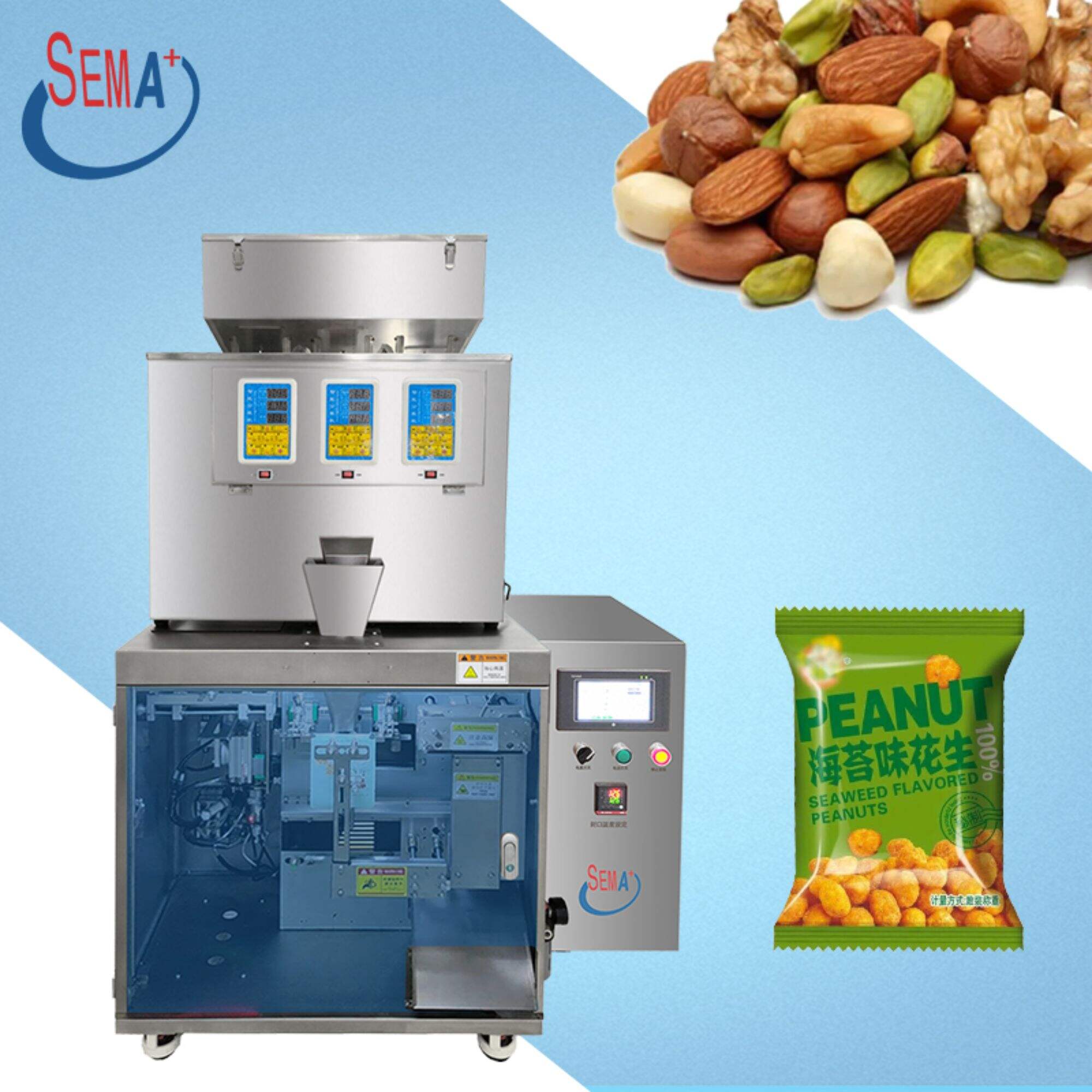 Машина для наполнения и упаковки частиц, автоматическая машина для наполнения частиц сахаром, зерном, рисом