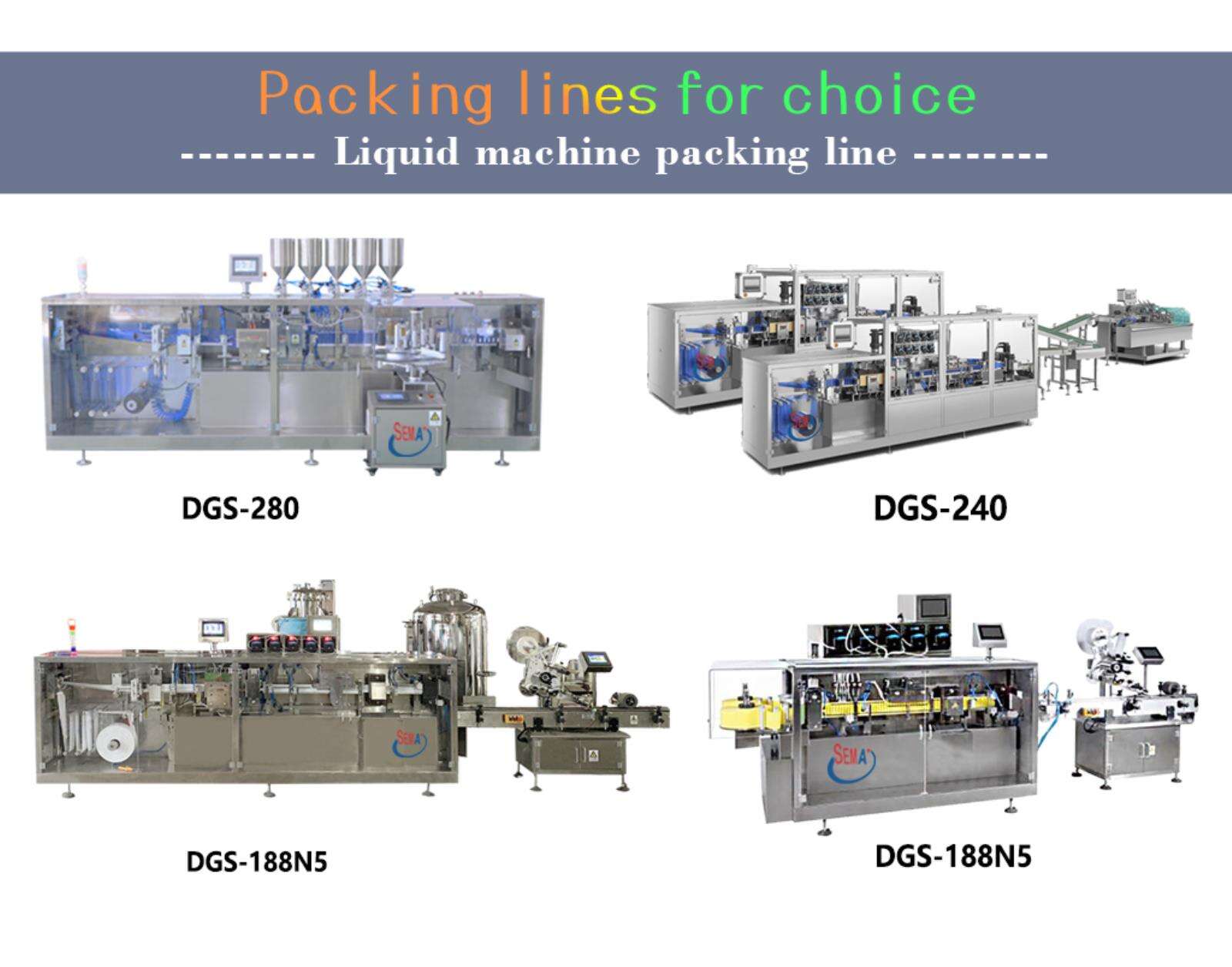Full Automatic medical label weighting easy open plastic ampoule liquid filling packing machine supplier