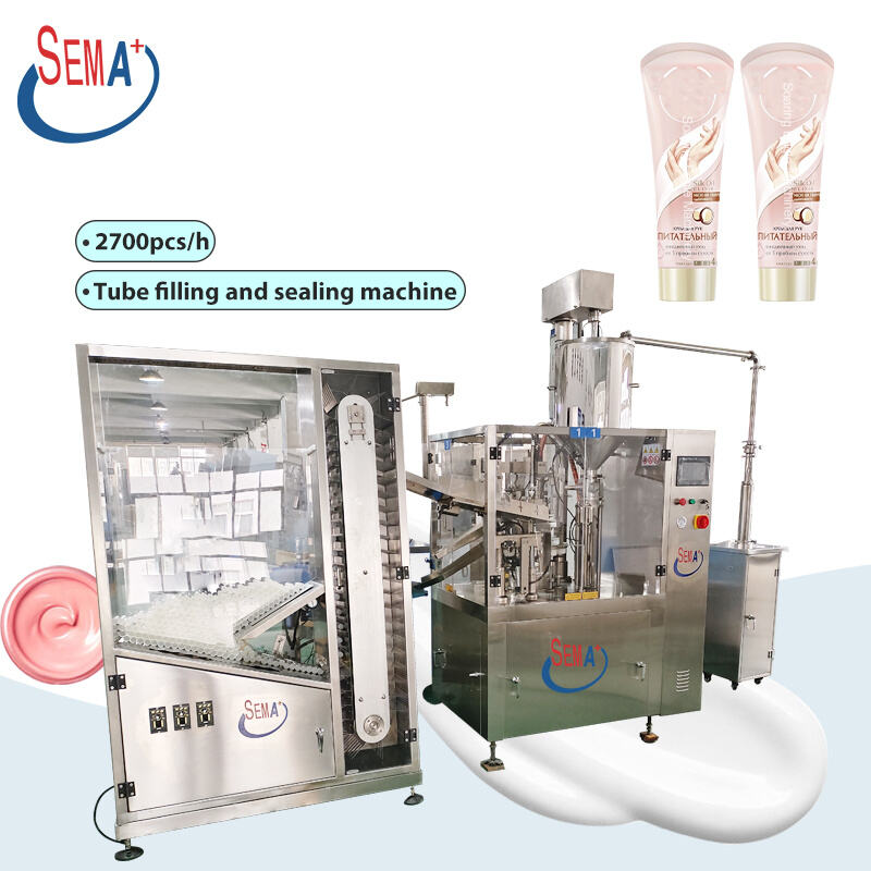Small Cosmetic Hand Face Cream Tube Filler and Sealer Plastic Tube Filling and Sealing Machine For Ointment