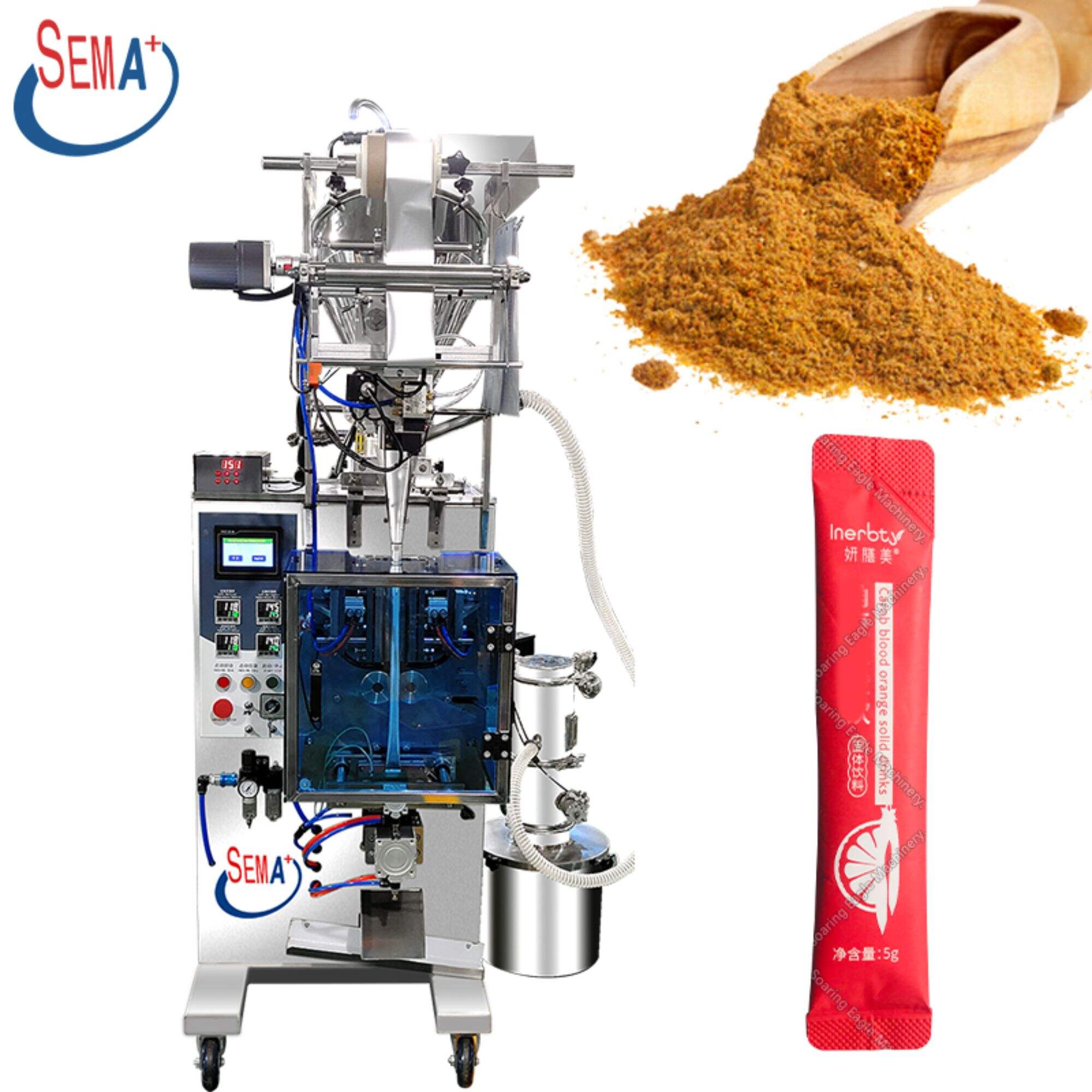 Automatic Powder Sachet Packing Machine Pouch Packaging Machine for Milk Powder Flour Bean Coffee Spice Powder