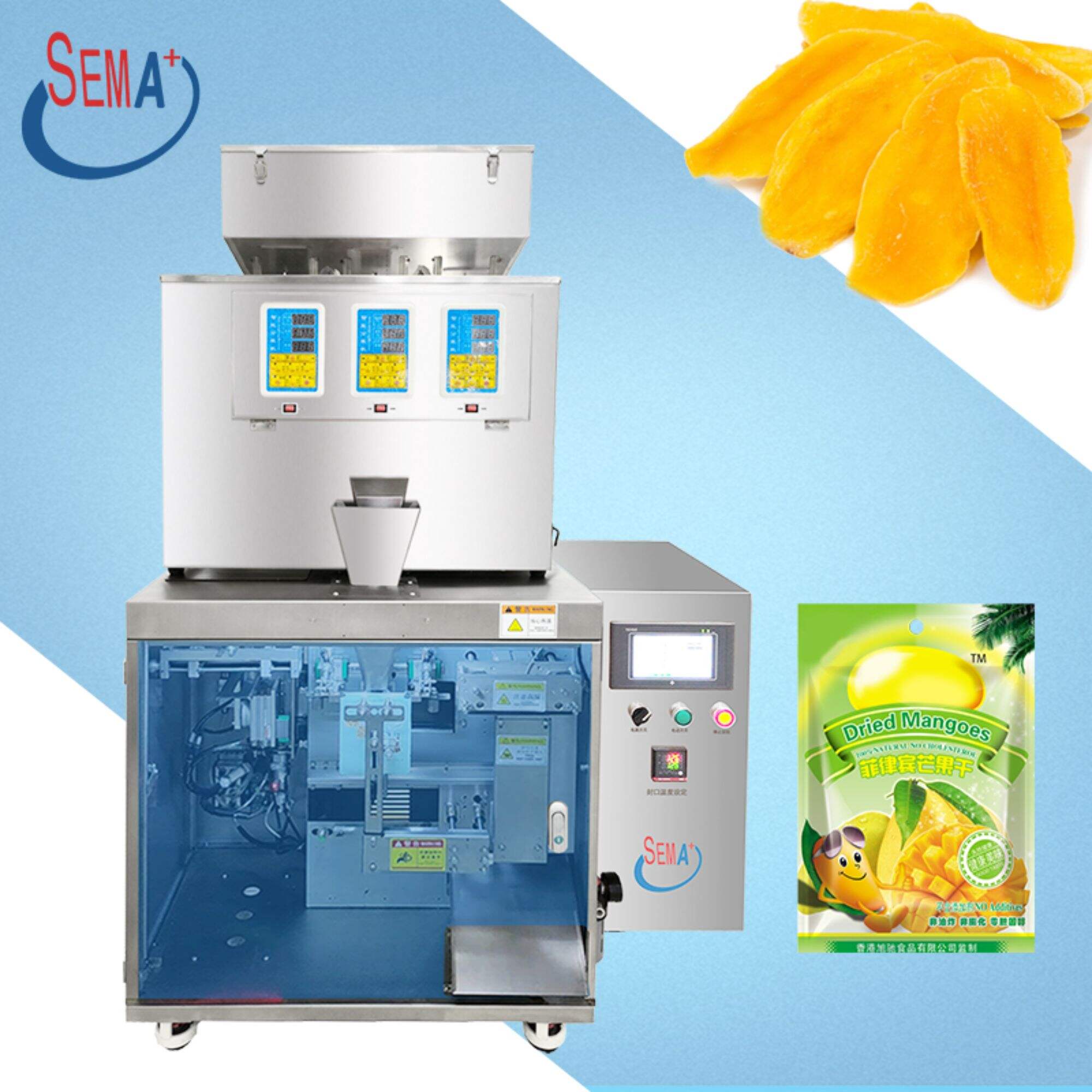 Particle filling and packaging machine sugar grain rice packaging particle automatic filling machine
