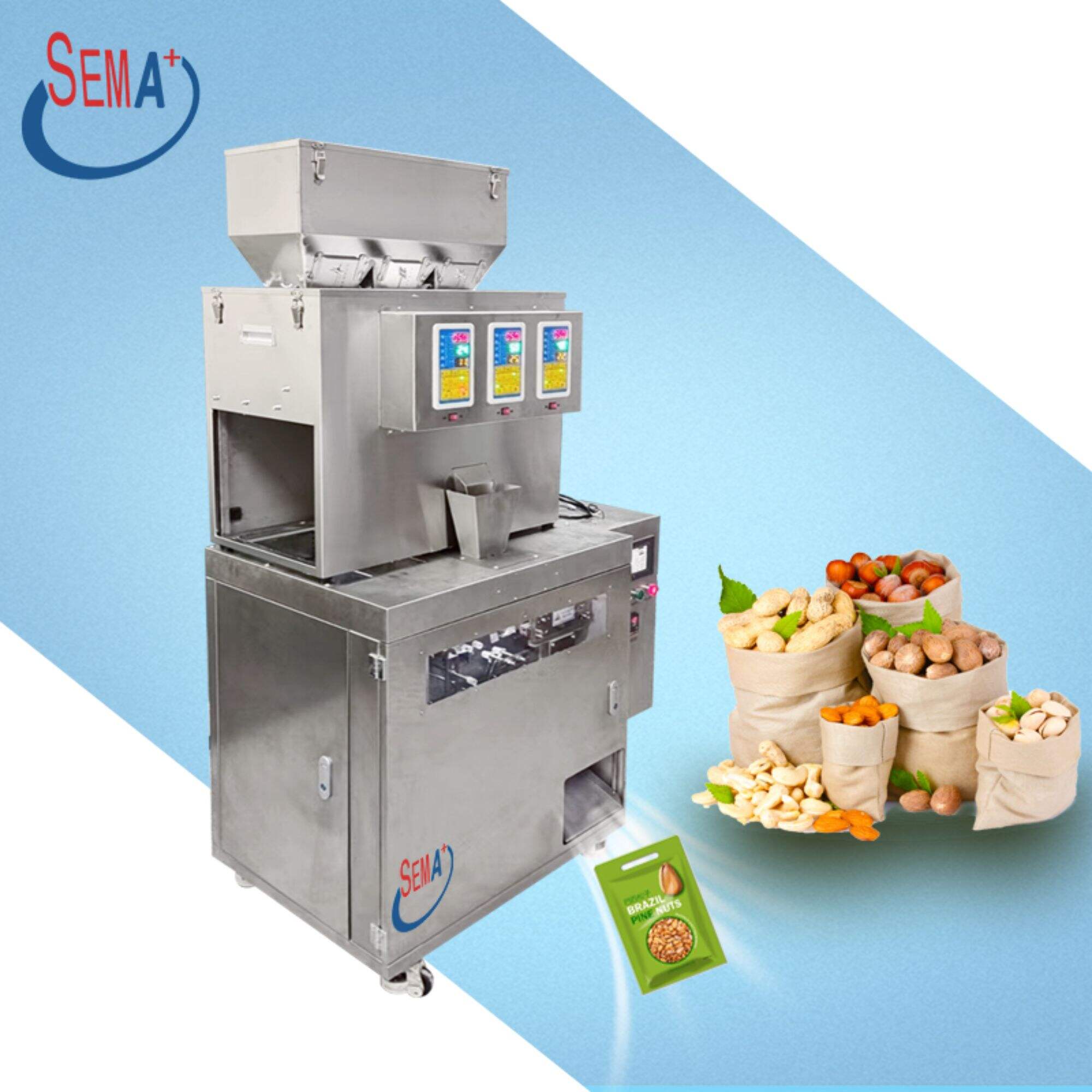 Automatic Premade Bag Seed Grain Granule Packaging Machine Filler Supply Sugar Granule Packaging Machine