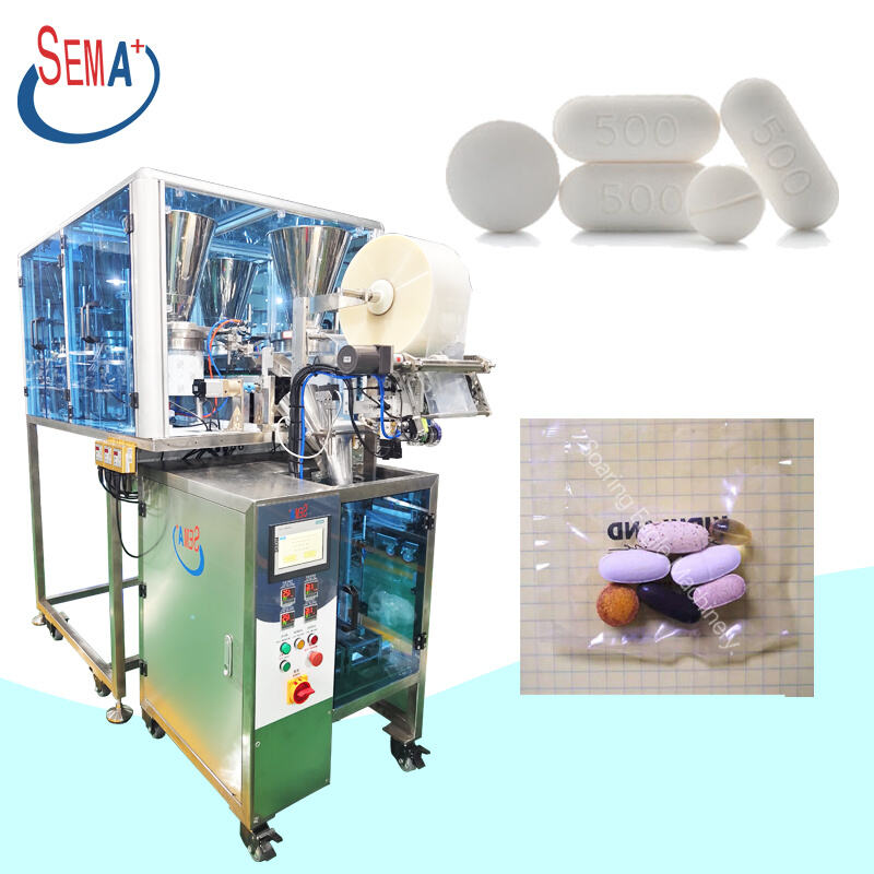Factory price multi hopper 5 hoppers 6 hoppers different tablets capsule pill sachet packing machine