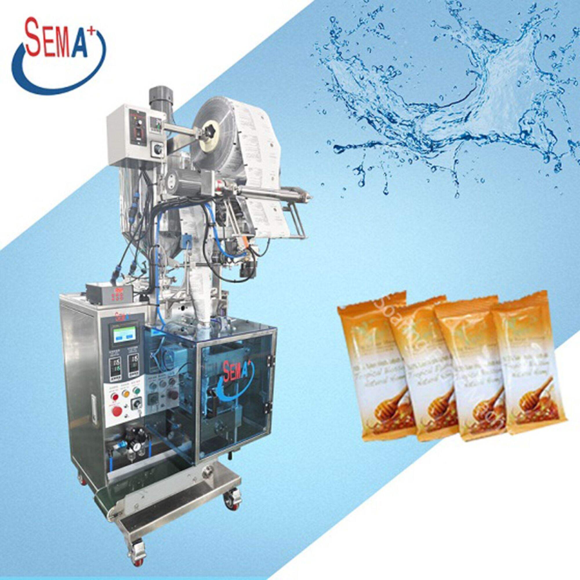 Εργοστασιακή τιμή μικρή αυτόματη μηχανή συσκευασίας σακουλών εξαρτημάτων υγρής κρέμας ice pop