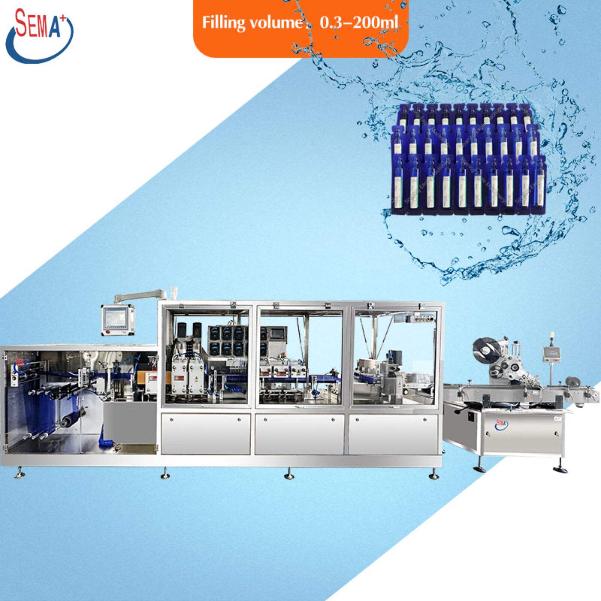 High quality pharma medical liquid cream filling machine