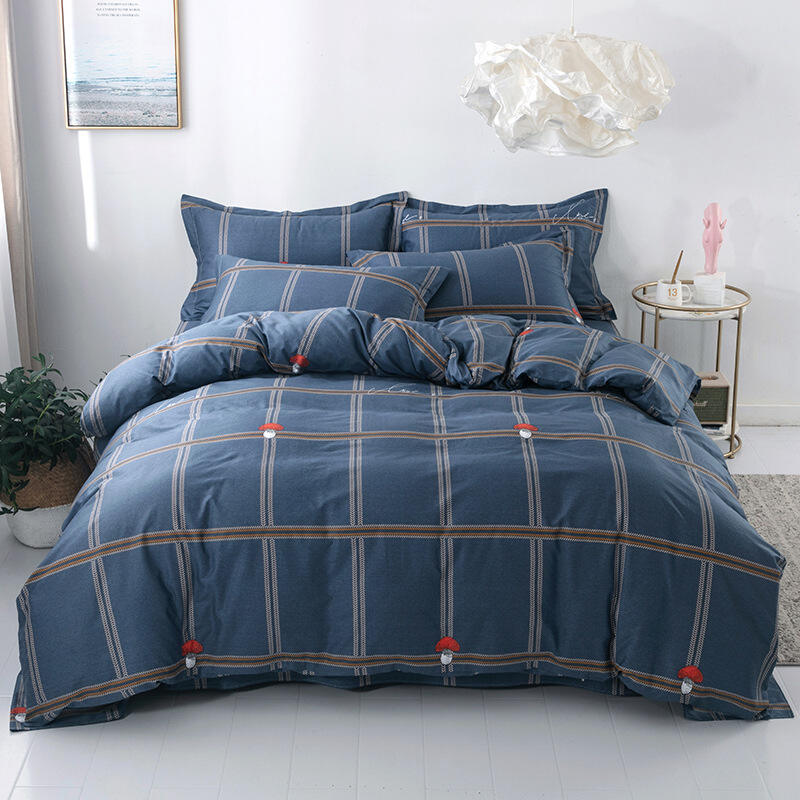 Aoyatex bed sheets  luxury Pure Color Style Luxury Prints Bed Sheet Set supplier