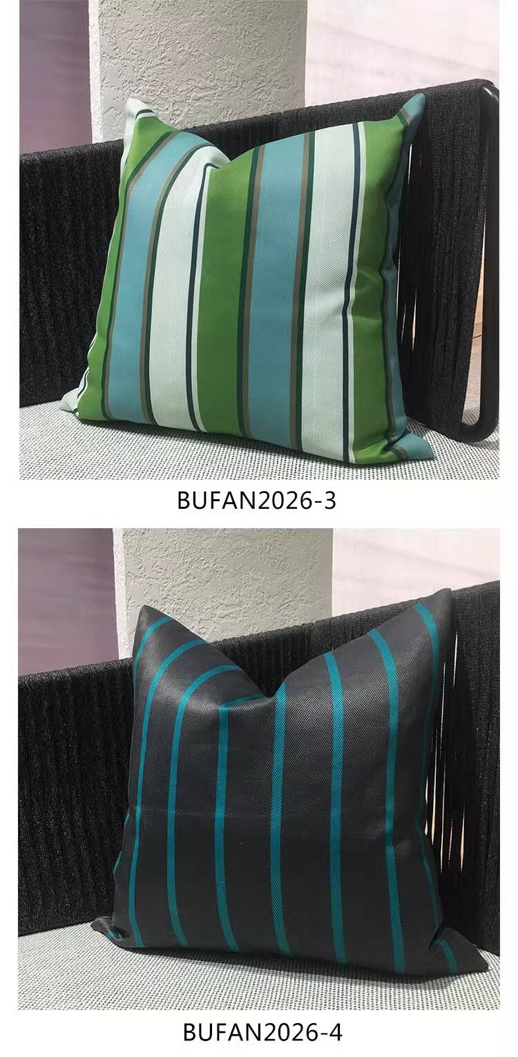 Aoyatex high quality wholesale outdoor cushion garden balcony waterproof cushion cover pillows outdoor accessories factory