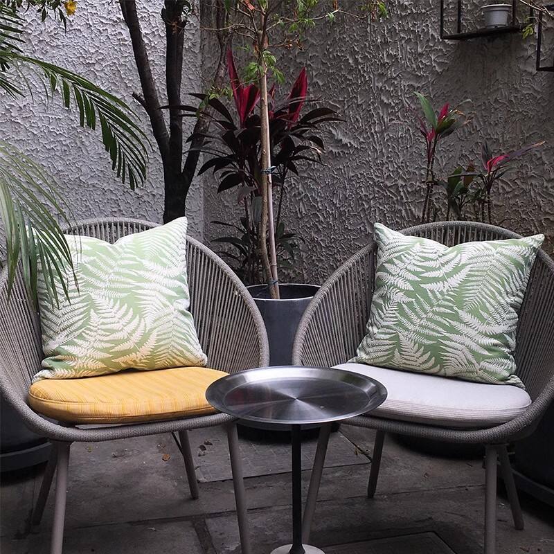 Aoyatex high quality wholesale outdoor cushion garden balcony waterproof cushion cover pillows outdoor accessories supplier