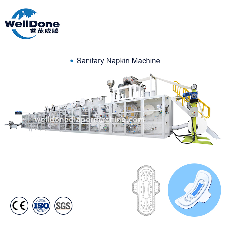 WellDone - Automatický stroj na dámske hygienické vložky z Číny