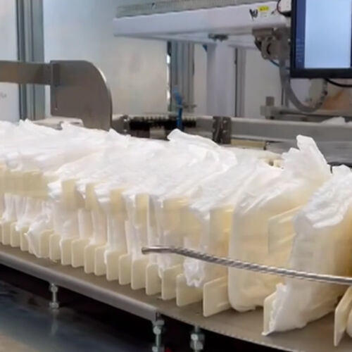 Machine d'emballage de serviettes hygiéniques WellDone-Entièrement automatique