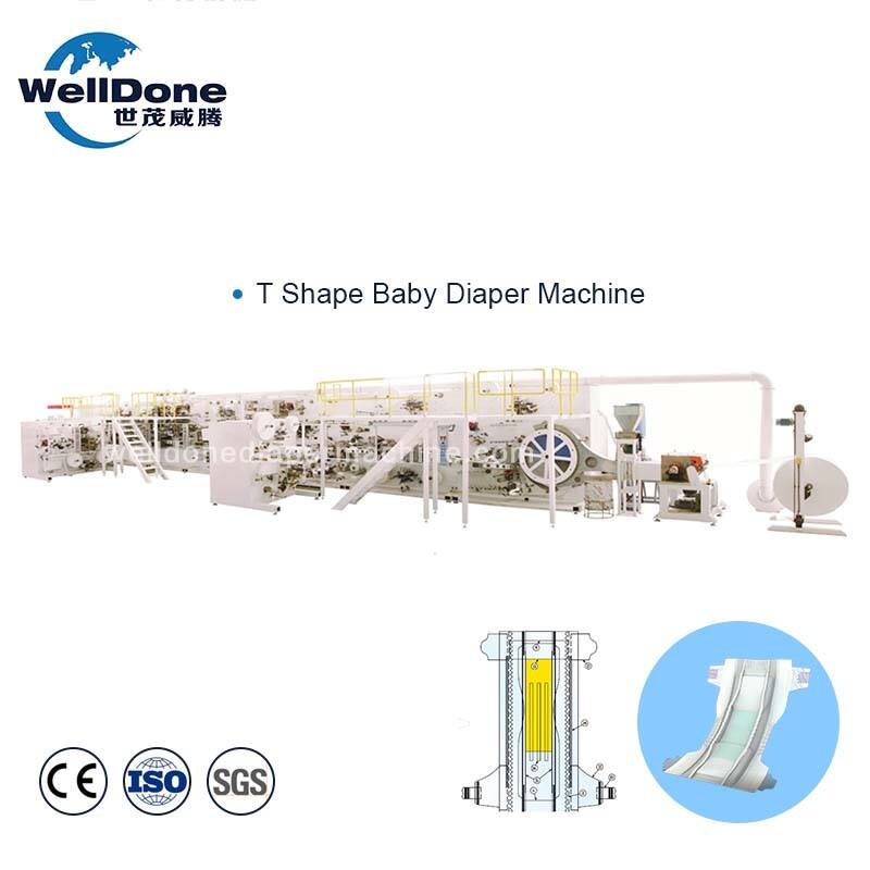 CE प्रमाणीकरण के साथ वेलडन-बेबी डायपर मशीन