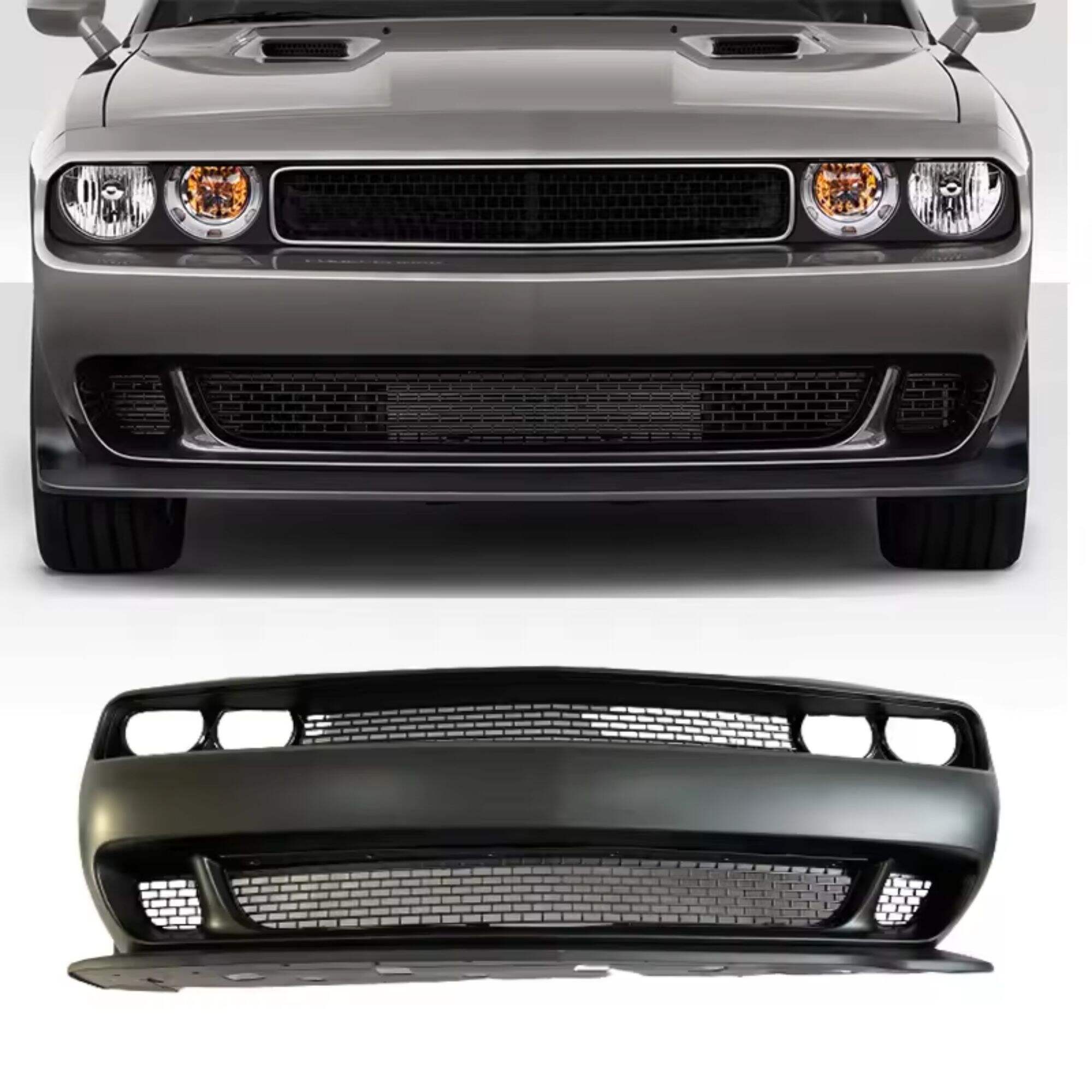 car body kit Front Bumper Cover with grille car bumpers for Dodge Challenger SRT Hellcat 2015-2020