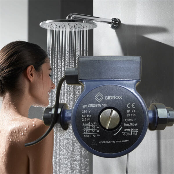 Profitez de douches chaudes instantanées avec une pompe de circulation d'eau chaude domestique