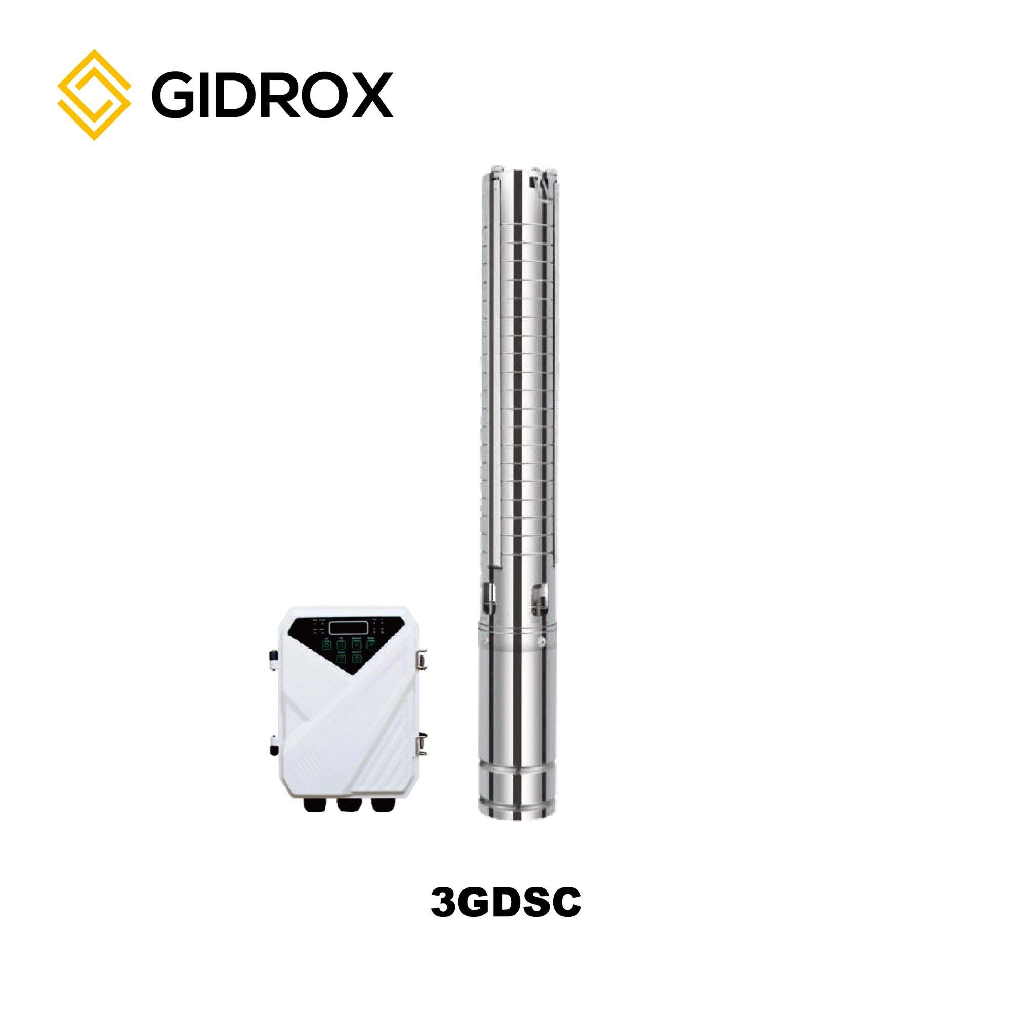 GIDROX DC SOLAR BOREHOLE PUMP-3GDSC