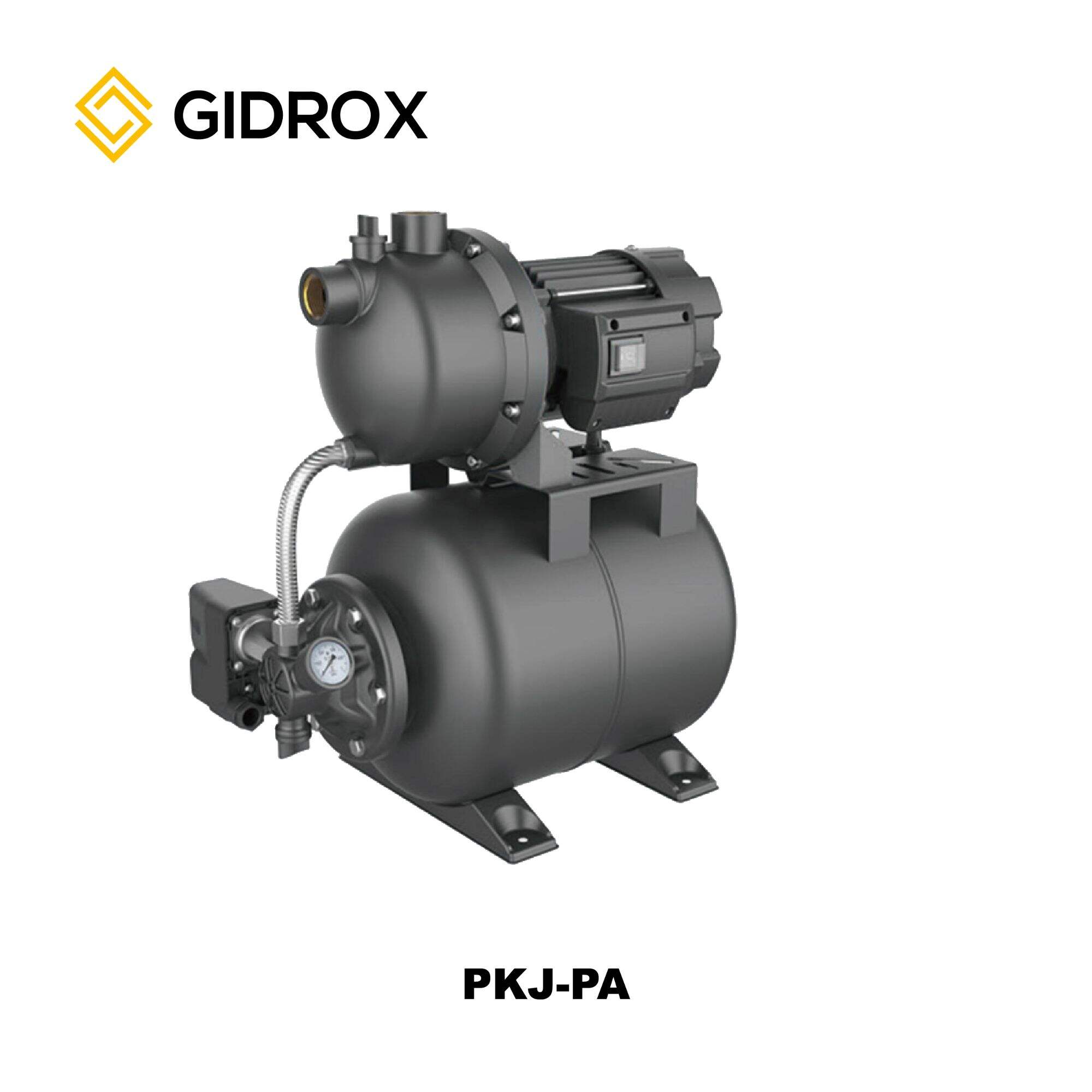 POMPA JET GIDROX GARDEN DENGAN PRESSURE BOOSTER-PKJ-PA