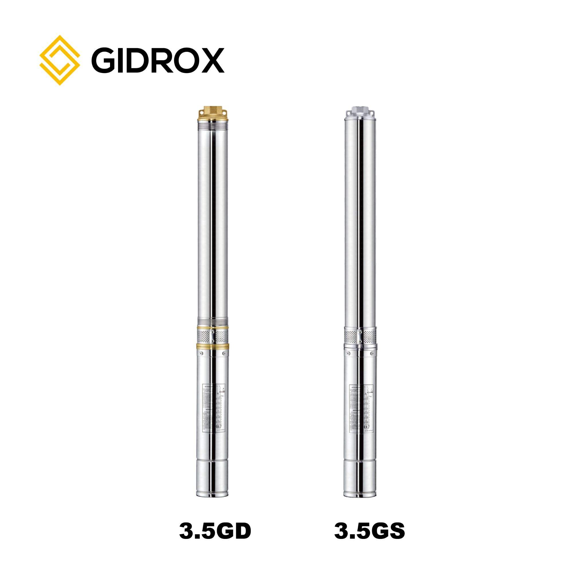 GIDROX SUBMERSIBLE BOREHOLE PUMP-3.5GD/3.5GS