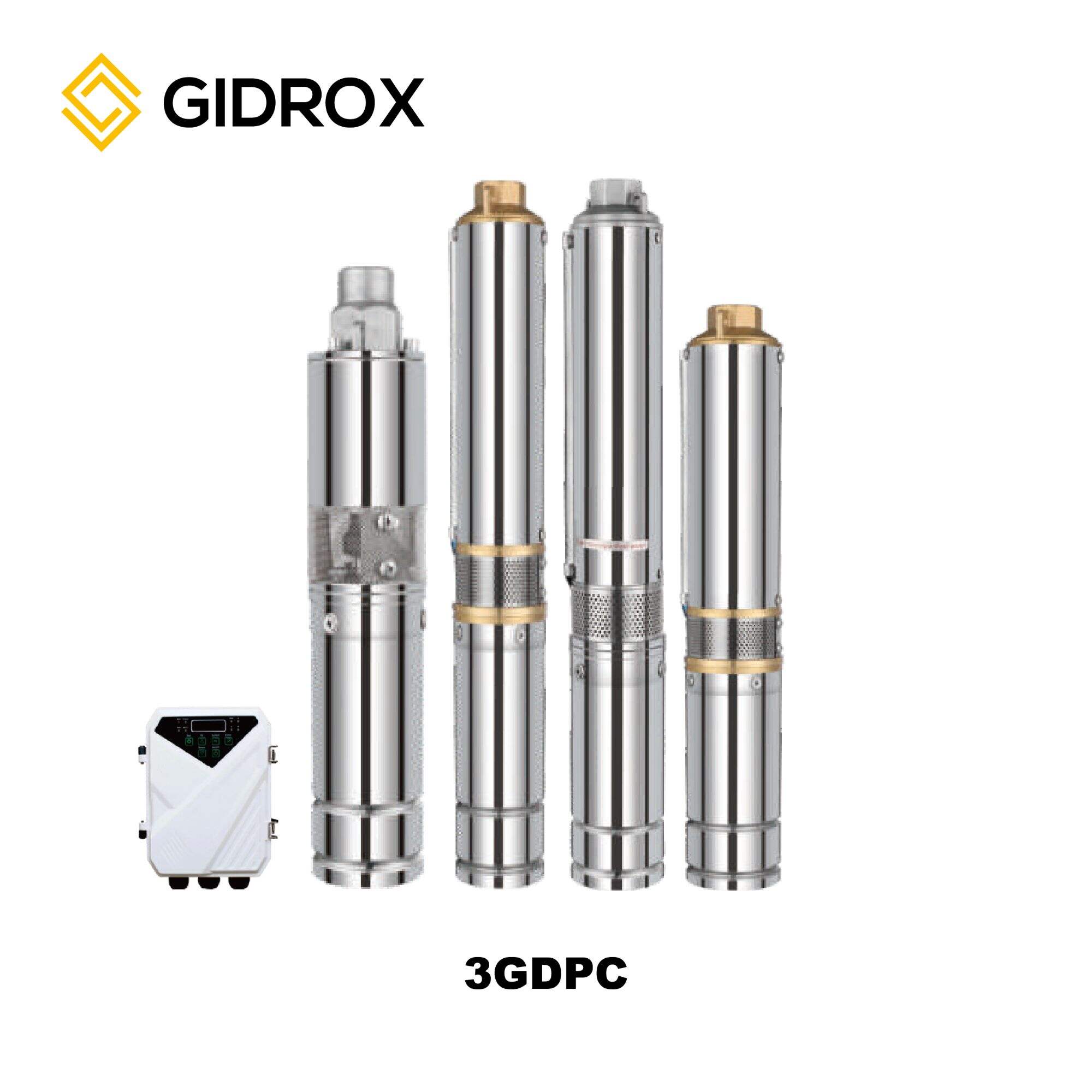 GIDROX DC SOLAR BOREHOLE PUMP-3GDPC