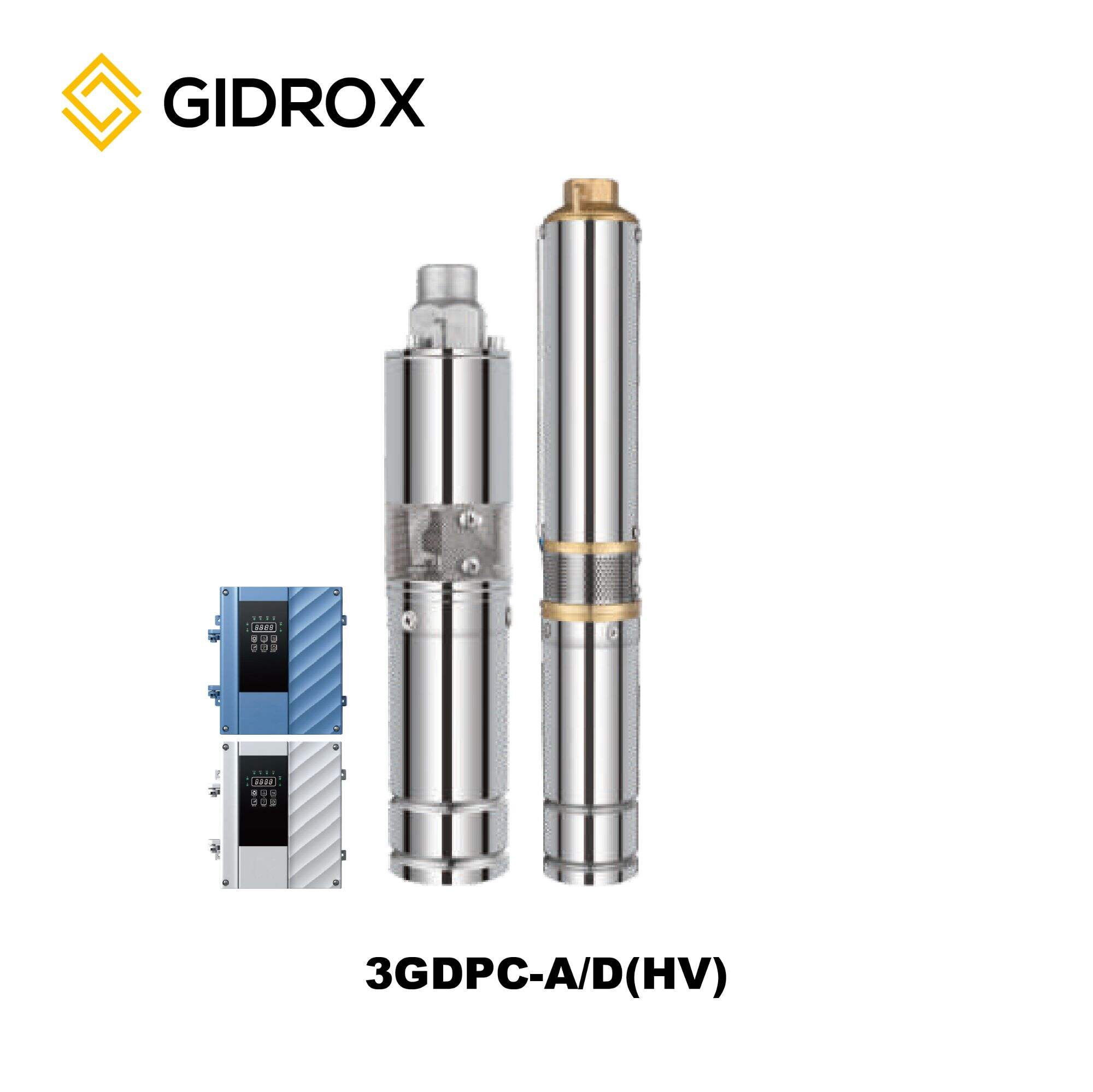 GIDROX DC SOLAR BOREHOLE PUMP-3GDPC-A/D(HV)