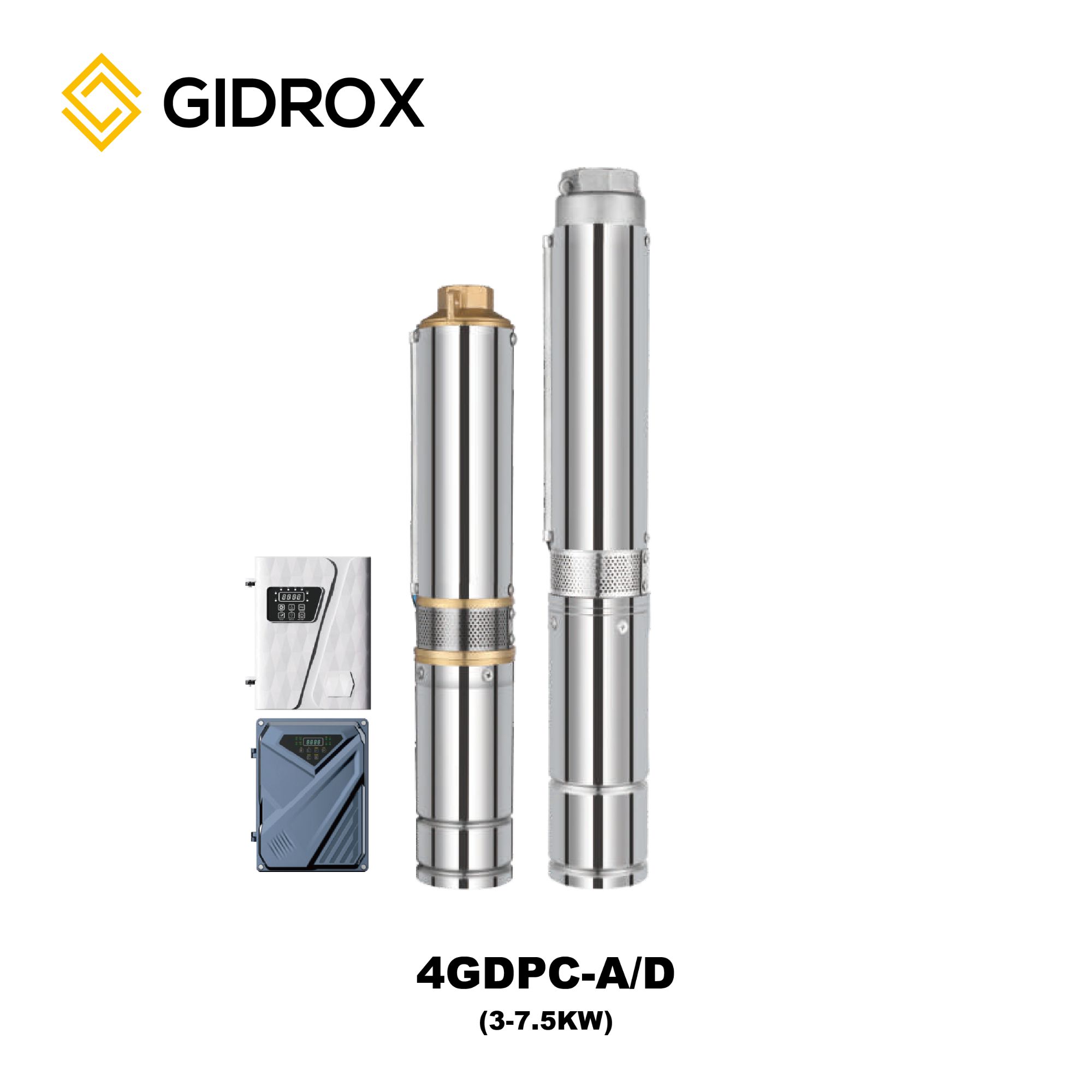 GIDROX DC SOLAR BOREHOLE PUMP-4GDPC-A/D(3-7.5KW)