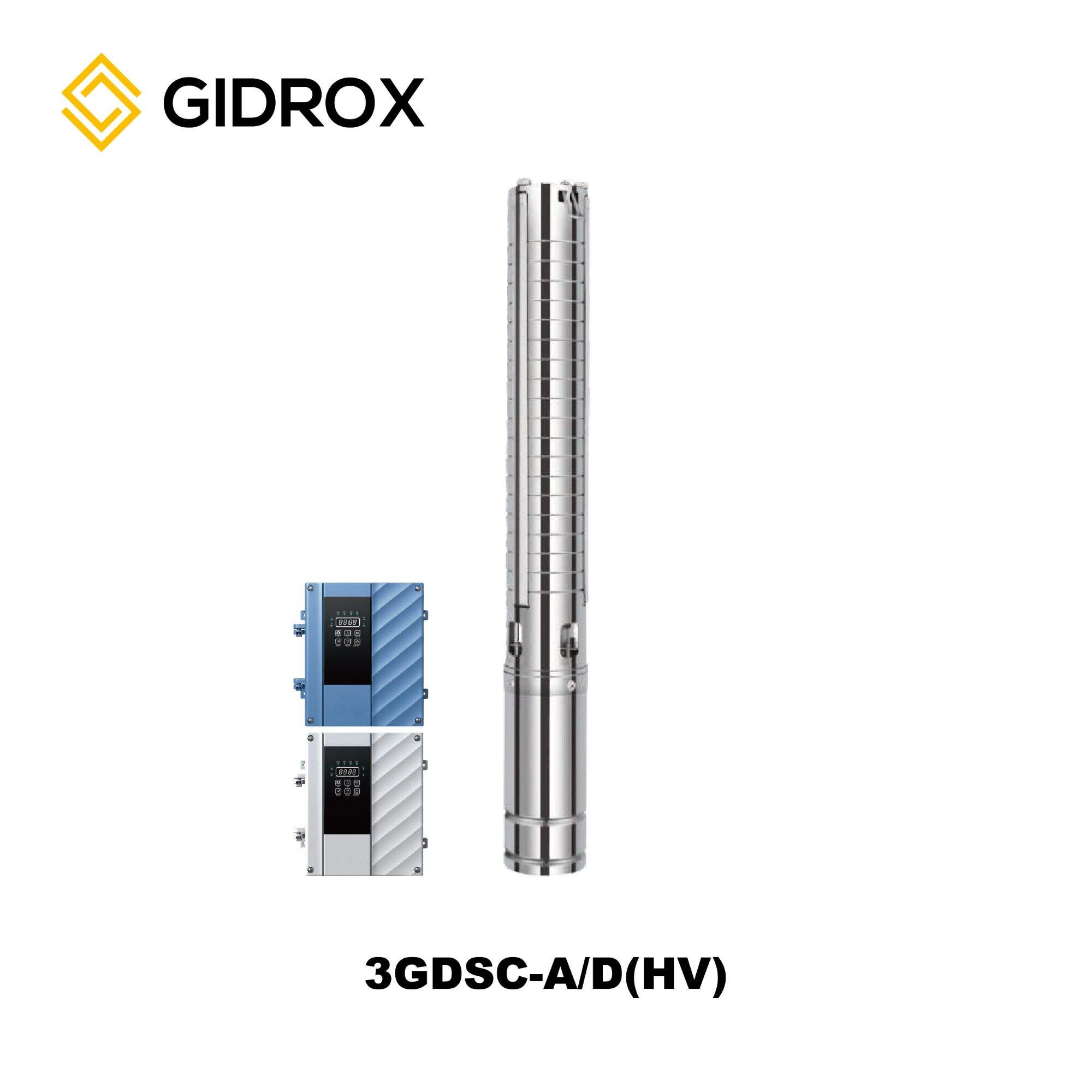 GIDROX DC SOLAR BOREHOLE PUMP-3GDSC-A/D(HV)